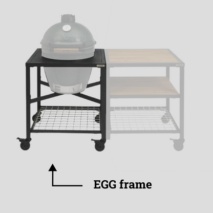 Big Green Egg frame + Big Green Egg (optioneel)