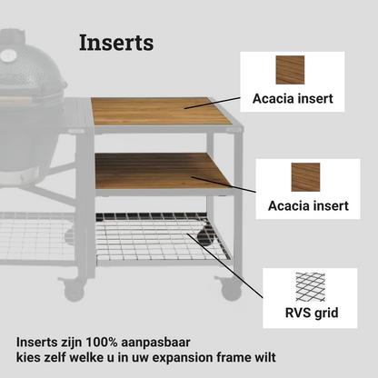 Acacia hout Insert