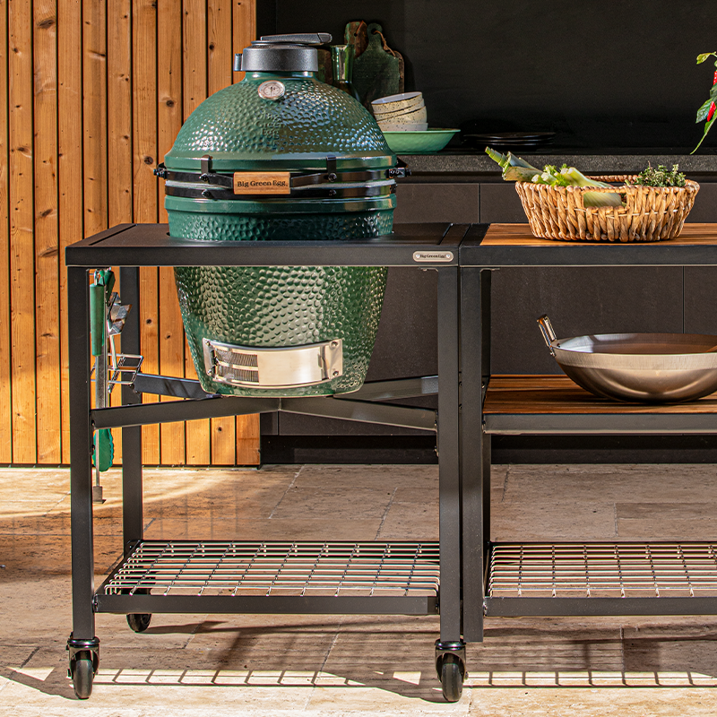 Big Green Egg frame + Big Green Egg (optioneel)